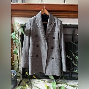 All Saints Astrid Check Blazer in US Size 0